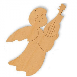 Colgante  Ángel Con Guitarra