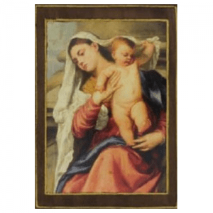 Pc- Virgen Con El Niño (Det., Tiziano, S. Xvi)