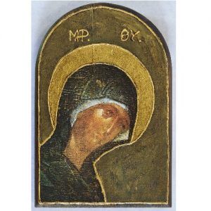 IM- LA VIRGEN DEESIS (1405 c., detalle)
