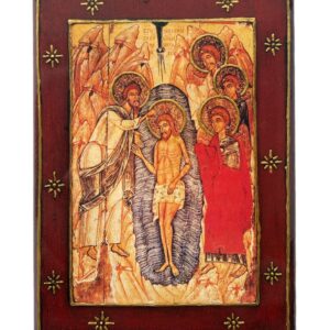 IM- EL BAUTISMO DE JESÚS (Ucraina, s. XVI)