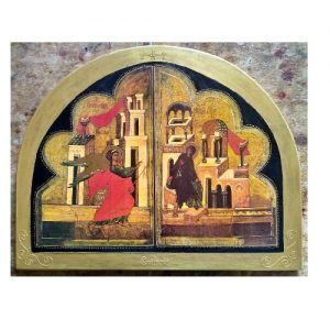 La Anunciación - Puertas Reales -Rusia s XVI  (52x41cm)