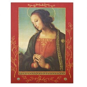 Virgen Adorante - Perugino (38x49cm)