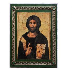 Cristo Salvador y Fuente de Vida -S XIV (32x43cm)