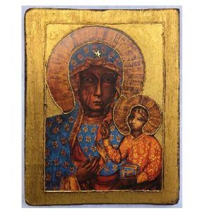 La Virgen De Jasna Gora O De Czestochowa (20x25cm)