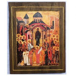 La Virgen De Pokrov (Velo - Refugio - Protección) (20x25cm)