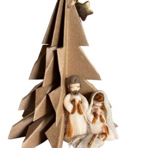 Arbolito de Origami Sagrada Familia